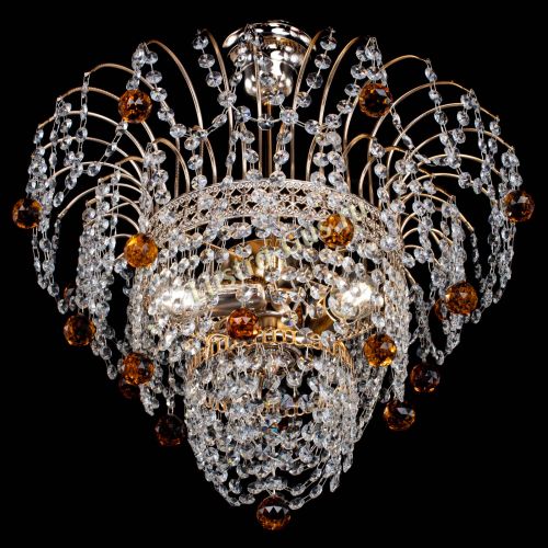 Люстра Агата Венеция №2 - 3 лампы чайная в Сочи Гусь Хрустальный