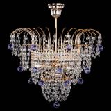 Люстра Агата Венеция №2 - 3 лампы фиолетовая в Сочи