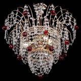 Люстра Агата Венеция №2 - 3 лампы красная в Сочи Люстра Агата Венеция №2 - 3 лампы красная в Сочи