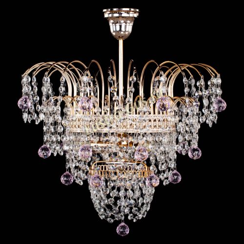 Люстра Агата Венеция №2 - 3 лампы розовая в Сочи Люстра Агата Венеция №2 - 3 лампы розовая в Сочи