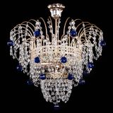 Люстра Агата Венеция №2 - 3 лампы синяя в Сочи Люстра Агата Венеция №2 - 3 лампы синяя в Сочи