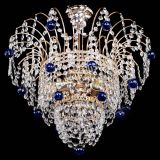 Люстра Агата Венеция №2 - 3 лампы синяя в Сочи Люстра Агата Венеция №2 - 3 лампы синяя в Сочи