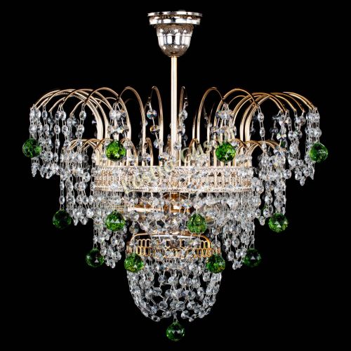 Люстра Агата Венеция №2 - 3 лампы зеленая в Сочи Люстра Агата Венеция №2 - 3 лампы зеленая в Сочи