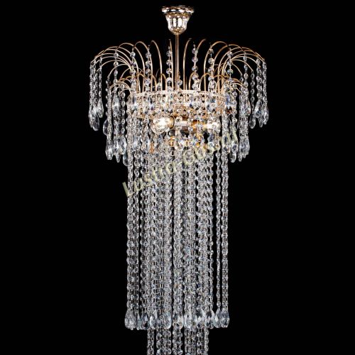 Люстра Агата Венеция №3 длинная в Сочи Гусь Хрустальный