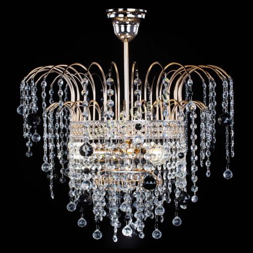 Люстра Агата Венеция №3 черная в Сочи Гусь Хрустальный