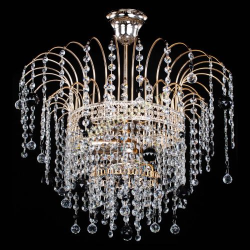 Люстра Агата Венеция №3 черная в Сочи Гусь Хрустальный