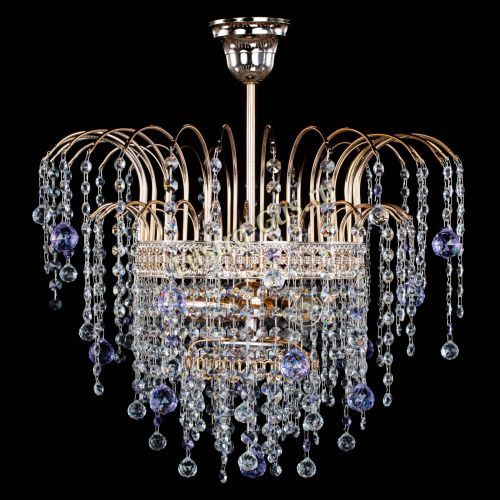 Люстра Агата Венеция №3 фиолетовая в Сочи Люстра Агата Венеция №3 фиолетовая в Сочи