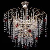 Люстра Агата Венеция №3 красная в Сочи