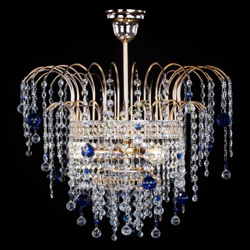 Люстра Агата Венеция №3 синяя в Сочи Гусь Хрустальный