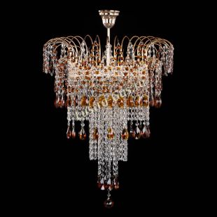  Люстра Агата Венеция №4 длинная Чайная