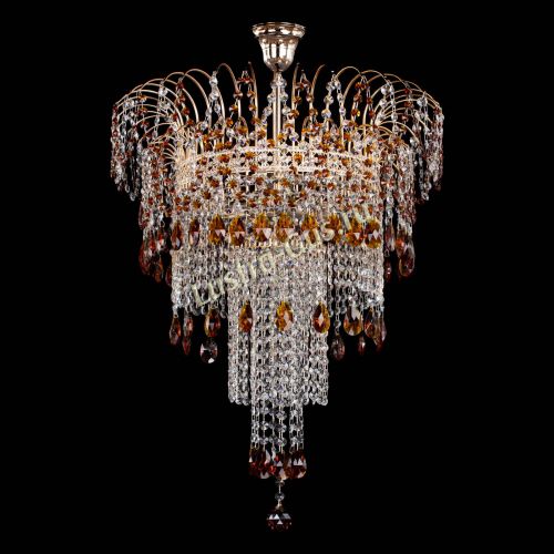 Люстра Агата Венеция №4 длинная Чайная в Сочи Гусь Хрустальный