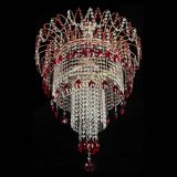 Люстра Агата Венеция №4 длинная Красная в Сочи Люстра Агата Венеция №4 длинная Красная в Сочи