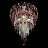 Люстра Агата Венеция №4 длинная Красная в Сочи Люстра Агата Венеция №4 длинная Красная в Сочи