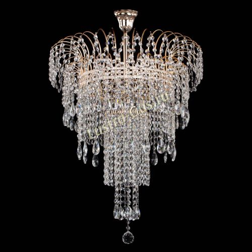 Люстра Агата Венеция №4 длинная в Сочи Гусь Хрустальный