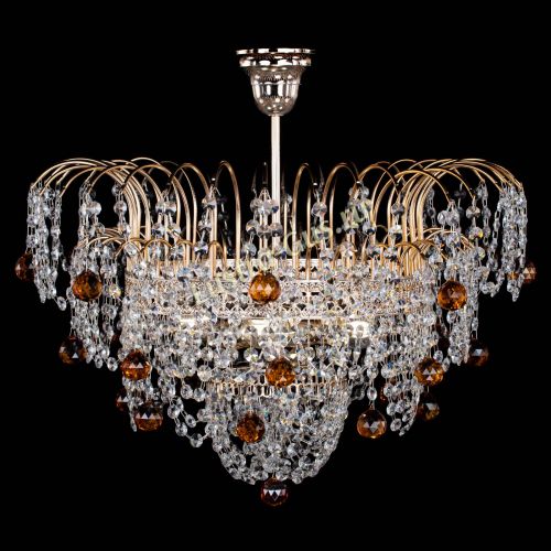 Люстра Агата Венеция №4 шар чайная в Сочи Гусь Хрустальный