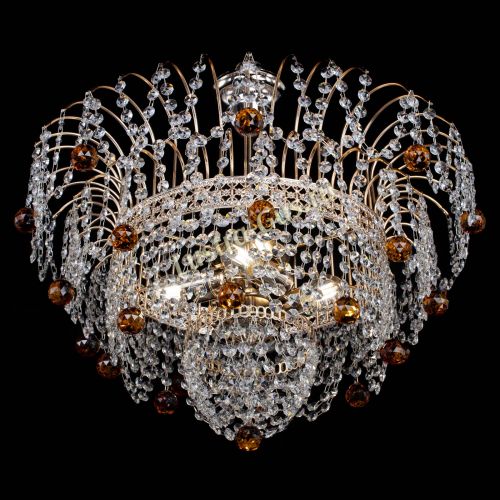 Люстра Агата Венеция №4 шар чайная в Сочи Гусь Хрустальный