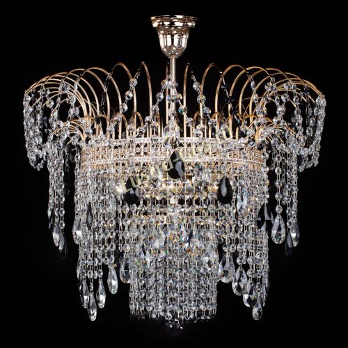 Люстра Агата Венеция №4 черная в Сочи Гусь Хрустальный