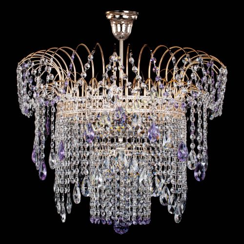Люстра Агата Венеция №4 фиолетовая в Сочи Люстра Агата Венеция №4 фиолетовая в Сочи