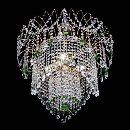 Люстра Агата Венеция №4 зеленая в Сочи Гусь Хрустальный
