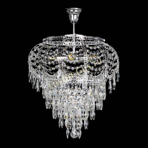 Люстра Альфа №5 с подвесом в Сочи Гусь Хрустальный