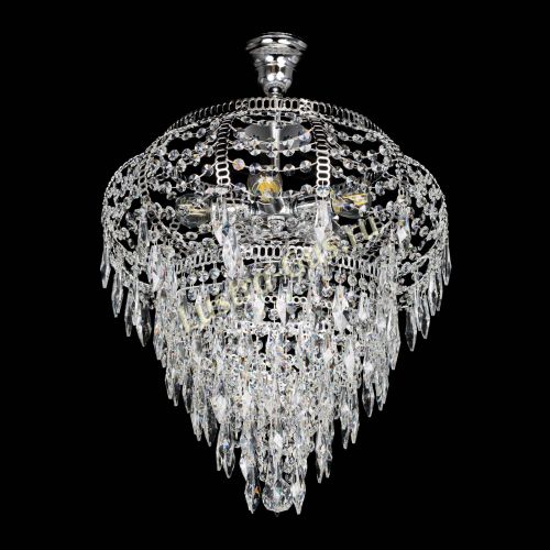 Люстра Альфа №5 с подвесом в Сочи Гусь Хрустальный