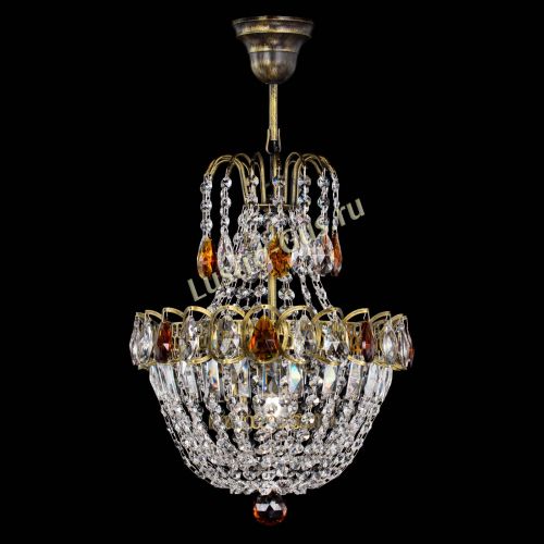 Люстра Астра №1 с подвесом под бронзу Чайная в Сочи Гусь Хрустальный