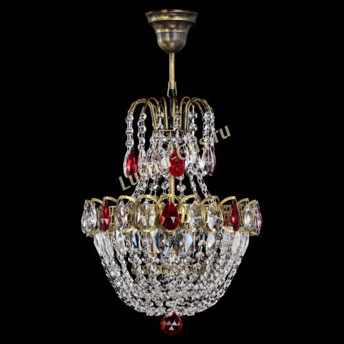 Люстра Астра №1 с подвесом под бронзу Красная в Сочи Люстра Астра №1 с подвесом под бронзу Красная в Сочи