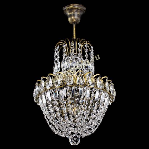 Люстра Астра №1 с подвесом под бронзу в Сочи Гусь Хрустальный