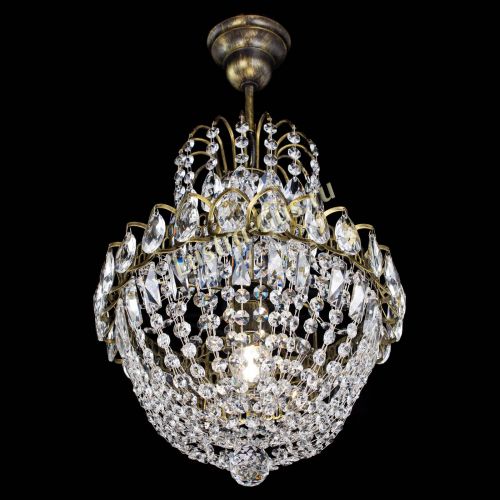 Люстра Астра №1 с подвесом под бронзу в Сочи Гусь Хрустальный