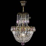 Люстра Астра №1 с подвесом под бронзу Розовая в Сочи