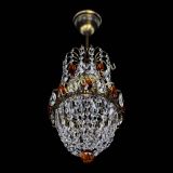 Люстра Астра №1 узкая чайная под бронзу в Сочи