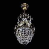 Люстра Астра №1 узкая черная под бронзу в Сочи