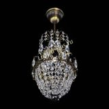 Люстра Астра №1 узкая черная под бронзу в Сочи