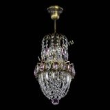 Люстра Астра №1 узкая розовая под бронзу в Сочи