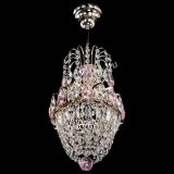 Люстра Астра №1 узкая розовая в Сочи