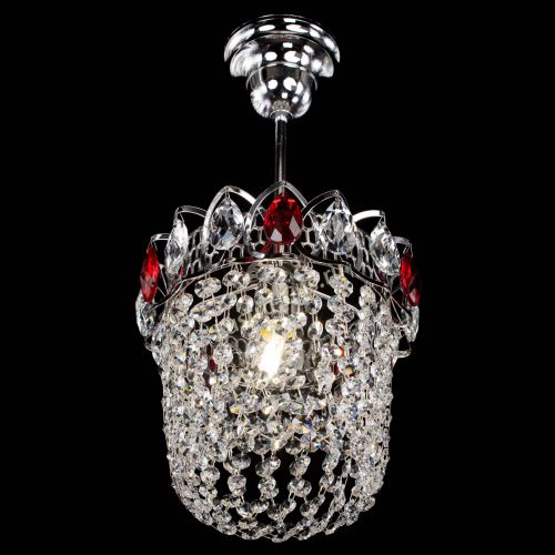Люстра Астра ажур №1 красная в Сочи Гусь Хрустальный