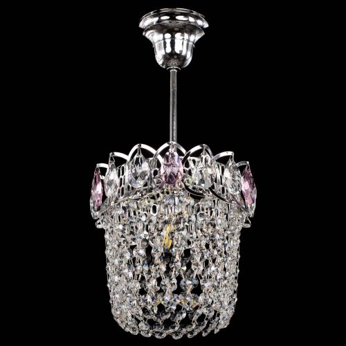 Люстра Астра ажур №1 розовая в Сочи Гусь Хрустальный