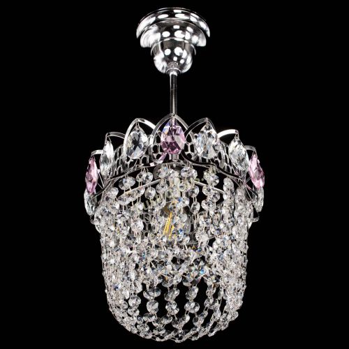 Люстра Астра ажур №1 розовая в Сочи Гусь Хрустальный