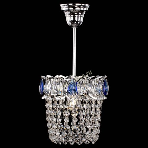 Люстра Астра ажур №1 синяя в Сочи Гусь Хрустальный