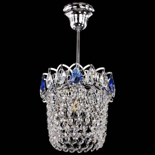 Люстра Астра ажур №1 синяя в Сочи Гусь Хрустальный