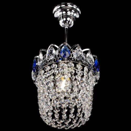 Люстра Астра ажур №1 синяя в Сочи Гусь Хрустальный