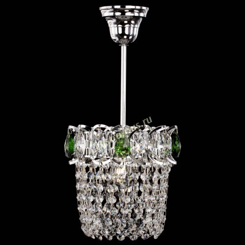 Люстра Астра ажур №1 зеленая в Сочи Гусь Хрустальный