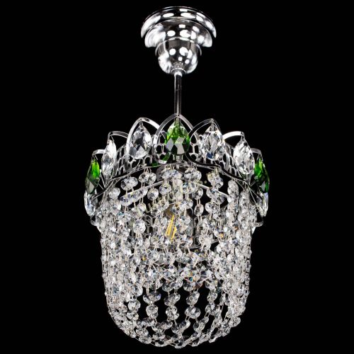 Люстра Астра ажур №1 зеленая в Сочи Гусь Хрустальный