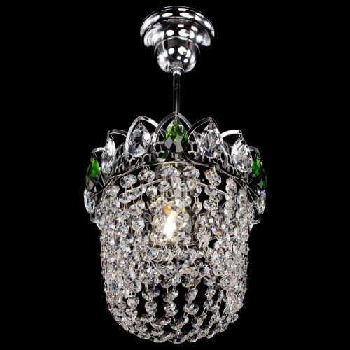 Люстра Астра ажур №1 зеленая в Сочи Гусь Хрустальный