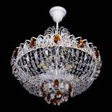 Люстра Астра Белая с подвесом чайная в Сочи