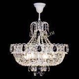 Люстра Астра Белая с подвесом черная в Сочи