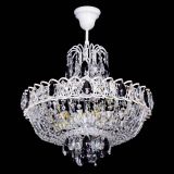 Люстра Астра Белая с подвесом черная в Сочи