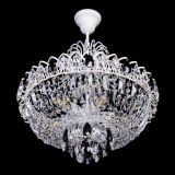 Люстра Астра Белая с подвесом черная в Сочи