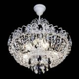 Люстра Астра Белая с подвесом черная в Сочи