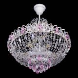 Люстра Астра Белая с подвесом розовая в Сочи